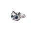 Charming Cat Eye Ring – Adjustable with Mesmerizing Blue Eyes Carousel 6