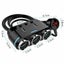 Car Charger Cigarette Lighter 3 Port Power Adapter Socket + Dual USB Carousel 3