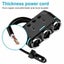 Car Charger Cigarette Lighter 3 Port Power Adapter Socket + Dual USB Carousel 4
