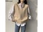 Sweater Vest Women V-neck Solid Simple Slim All-match Casual Korean Style Teens Carousel 3