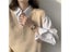 Sweater Vest Women V-neck Solid Simple Slim All-match Casual Korean Style Teens Carousel 4