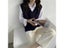 Sweater Vest Women V-neck Solid Simple Slim All-match Casual Korean Style Teens Carousel 5