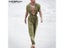 INCERUN Summer Men Casual Jumpsuits Solid Shortsleeve Streetwear Thin Rompers Carousel 2