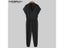 INCERUN Summer Men Casual Jumpsuits Solid Shortsleeve Streetwear Thin Rompers Carousel 6