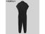 INCERUN Summer Men Casual Jumpsuits Solid Shortsleeve Streetwear Thin Rompers Carousel 7