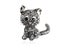 Cute Little Cat Brooches Pin Up Jewelry For Women Suit Hats Clips Antique Carousel 3