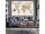 150x100cm Retro World Map Detailed Map Of Major Cities In Each Country Carousel 3