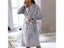 Warm Autumn Winter Coral Fleece Couple Night Gown Men'S Flannel Bathrobe Carousel 6