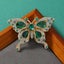 Gold-Tone Emerald Green Butterfly Brooch – Glamorous Statement Pin Carousel 5