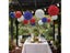 White Pink Purple Chinese Paper Lanterns Lampion Tissue Paper Flower Balls Carousel 6