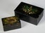 Two Georgian / Early Victorian Period Heavy Lacquered & Hand Painted Boxes Carousel 1