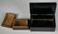 Two Georgian / Early Victorian Period Heavy Lacquered & Hand Painted Boxes Carousel 3