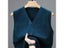 Single Breasted Pullover Autumn Sleeveless Vests Men Work Sweater Knitted Male Carousel 4