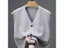 Single Breasted Pullover Autumn Sleeveless Vests Men Work Sweater Knitted Male Carousel 1