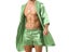 Men Silk Stain Kimono Robe Bathrobe Shorts Set Pajamas Robes Sexy Robes Satin Carousel 4