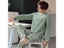 New Pajamas Men's Long-sleeved Striped Spring And Autumn Style Boys And Girls Carousel 1