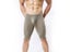 Sexy Men U Pouch Transparent Capris Sexy Ice Silk Pants Low Waist Five Pants Carousel 5