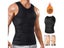 Men's Body Shaper Vest With Double Belt For Fitness Slimming Carousel 3