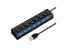 7 Ports Usb Hub LED USB High Speed 480 Mbps Adapter USB Hub With Power On Off Carousel 3