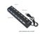 7 Ports Usb Hub LED USB High Speed 480 Mbps Adapter USB Hub With Power On Off Carousel 7