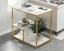 Marble Style Side Table Coffee Table (White) Carousel 8