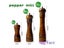 5 8 10 Inch Manual Wooden Cruet Pepper Mill Condiment Kitchen Oak Grinder Carousel 3
