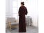 Lovers Extra Long Hooded Warm Flannel Bathrobe Winter Women Men Plus Size Thick Carousel 6