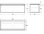 EX-DISPLAY - TERINA X PRO 1200 WALL VANITY 1XDRW - ELESTONE STARLIGHT 12MM Carousel 2