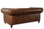 Aged Top Grain Leather Chesterfield 2-Seater Sofa, Brown Carousel 3