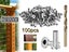 100 Pcs Protector Sleeves for Metal Posts NZ Clearance Carousel 1