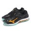 Mizuno Wave Voltage 2 Black Orange Teal Men Volleyball Sports Shoes V1GA2460-12 Carousel 8