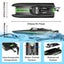 Remote Control Boats 20+MPH with Reverse Function for Pools-Green Carousel 2