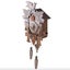 Vintage Black Forest Cuckoo Wall Clock Carousel 8