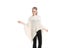 Casual Knitted Women Poncho Plus Solid Scarf Striped Sweater Winter Tassel Thin Carousel 1