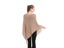 Casual Knitted Women Poncho Plus Solid Scarf Striped Sweater Winter Tassel Thin Carousel 5