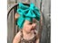 YANJIE Large 7" Hair Bows Headband Waffle Fabric Elastic Hair Bands DIY Girl Carousel 3