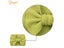 YANJIE Large 7" Hair Bows Headband Waffle Fabric Elastic Hair Bands DIY Girl Carousel 6