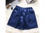 Summer Men Fashion Homewear Robes Shorts Pure Color Silk Satin Pajama Sleepwear Carousel 6