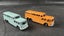 2 x Vintage FunHo Landliner Buses No . 56 - Blue & Orange - Lot W349 Carousel 1