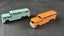2 x Vintage FunHo Landliner Buses No . 56 - Blue & Orange - Lot W349 Carousel 3