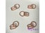 Various Size Bra Rings Sliders 50 Sets/lot 100 Pcs In Rose Gold Carousel 3