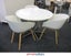 PR5861 White Round Meeting Table + 3 Tub Chair Set Carousel 3