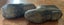 Pair Victorian period child's black leather hob-nail shoes with buttoned strap Carousel 3