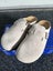 Birkenstock Men’s Clogs - Size EU 39 Grey Suede Carousel 1