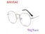 Gold Round Clear Glasses Eye Glasses Frame Women Men Glasses Transparent Round Carousel 6