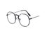 Gold Round Clear Glasses Eye Glasses Frame Women Men Glasses Transparent Round Carousel 9