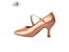 BD Dance Women Standard Shoes 138 ClASSIC Fresh Tan Satin High Heel Ladies Carousel 5