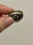 $1 reserve// Vintage United States Navy Brass Black Onyx Ring Silver Plated Carousel 5