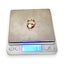 18K Gold Pearl and CZ Riing Size M. R # 205 Carousel 10