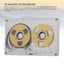 Blank Cassette Tape, 50 Minutes Recording Normal Bias Double Sided Carousel 4